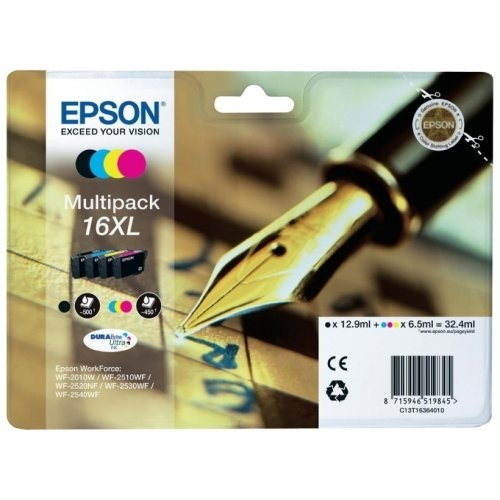 EPSON 16XL T1636 4lü Set ORJİNAL KARTUŞ