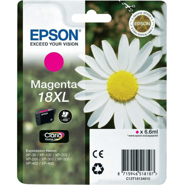 Epson 18xl Orjinal Kırmızı Kartuş