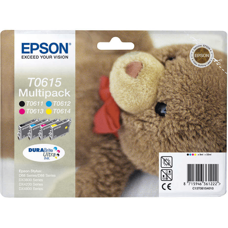 Epson T0615-C13T06154020 Orjinal Kartuş Avantaj Paketi