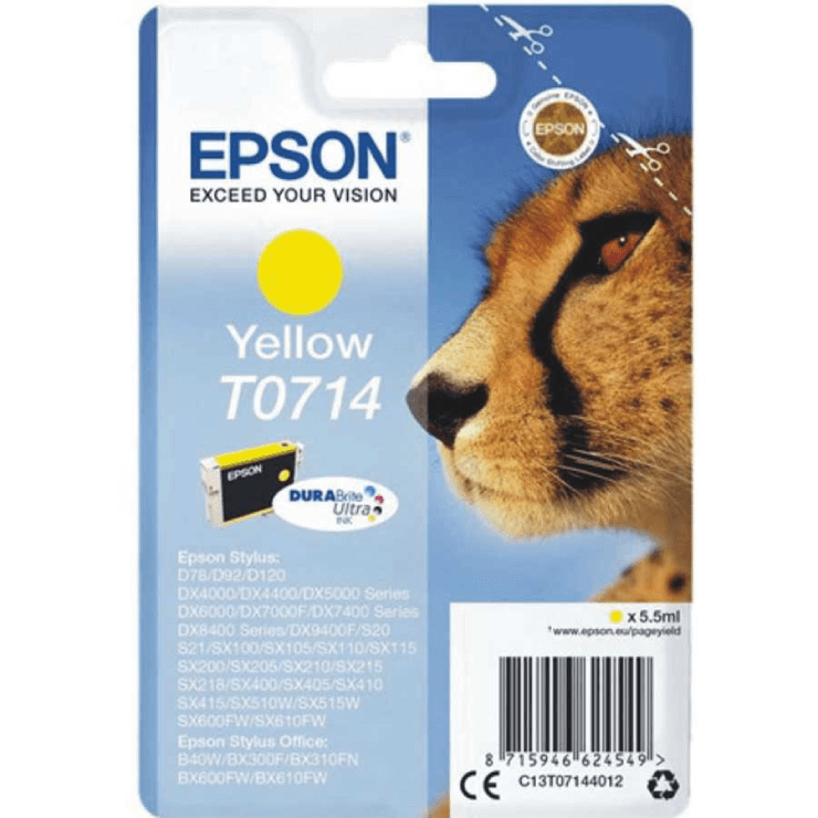 Epson T0714-C13t07144020 Sarı Orjinal Kartuş