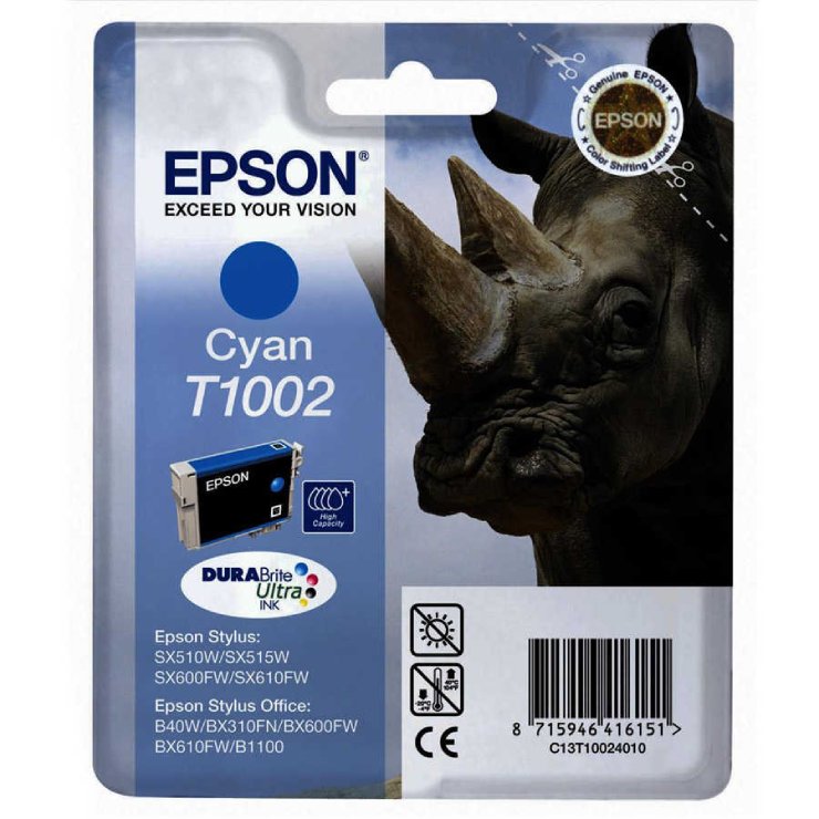 Epson T1002-C13t10024020 Mavi Orjinal Kartuş