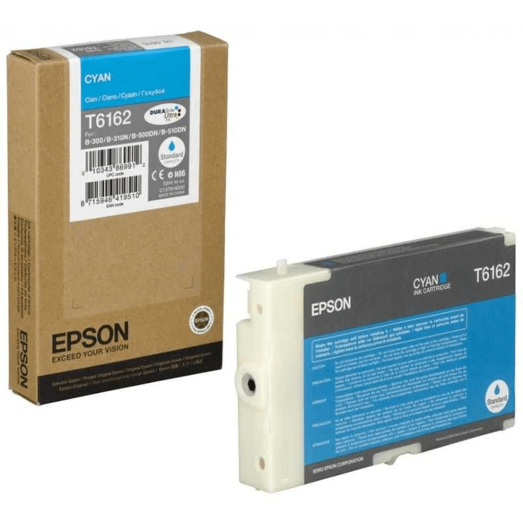 Epson T6162 Orjinal Mavi  Kartuş