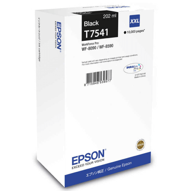 Epson T7541-C13t754140 Siyah Orjinal Kartuş Ekstra Yüksek Kapasiteli