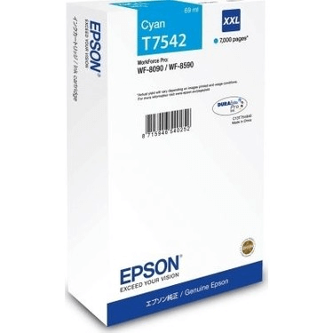 Epson T7542 Wf-8090 / Wf-8590 Ink Cartrıdge Xxl Cyan/Mavi