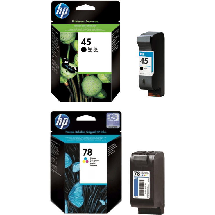 Hp 45+78 Orjinal Kartuşlar 2'li Set