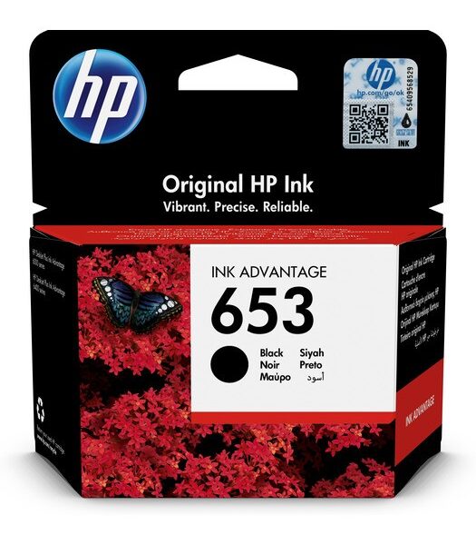 Hp 653 3YM75AE Siyah Orjinal Kartuş - DeskJet 6075 / 6475