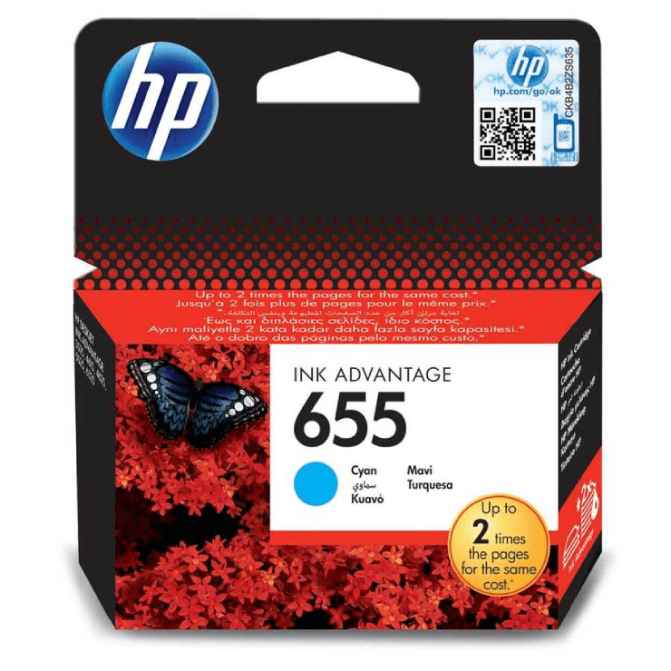 Hp 655-Cz110ae Orjinal Mavi Kartuş