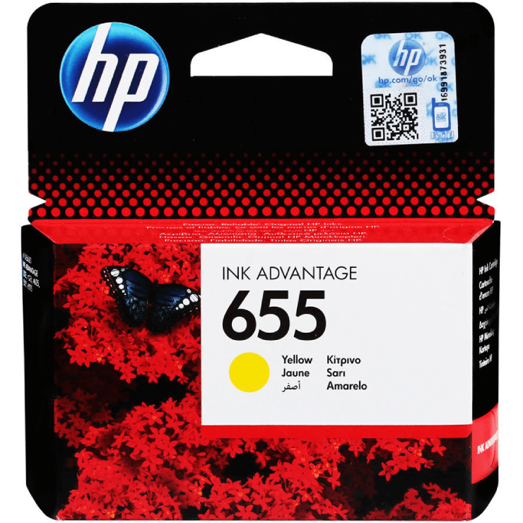 Hp 655-Cz112ae Orjinal Sarı Kartuş