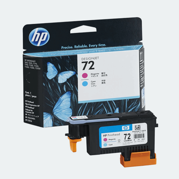 Hp 72 C9383a Kırmızı Ve Mavi Baskı Kafası