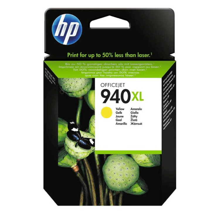 HP 940XL-C4909A SARI ORJİNAL KARTUŞ
