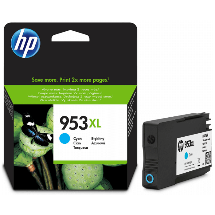 Hp 953xl-F6u16ae Mavi Orjinal Kartuş Yüksek Kapasiteli