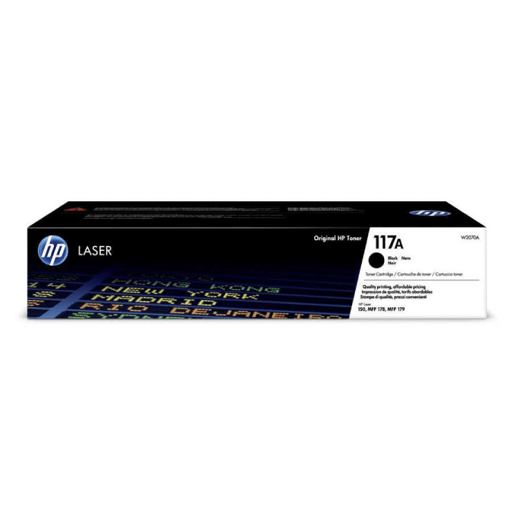 HP W2070A (117A) Siyah Orjinal Toner