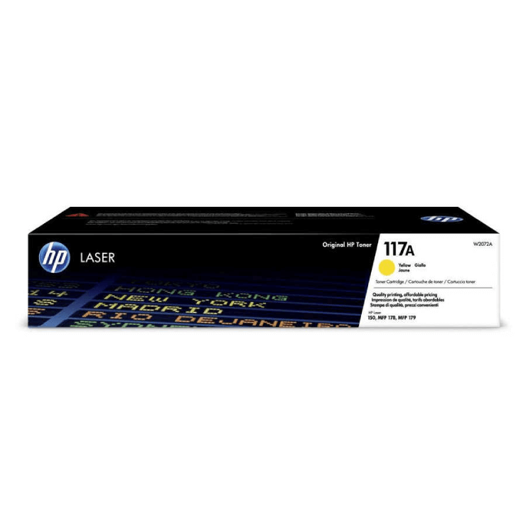 HP W2072A (117A) Sarı Orjinal Toner